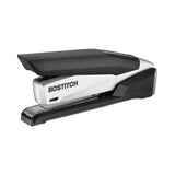 Bostitch® InPower Spring-Powered Desktop Stapler with Antimicrobial Protection, 28-Sheet Capacity, Black/Silver (ACI1110)