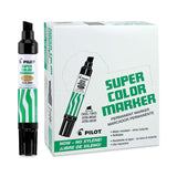 Pilot® Jumbo Refillable Permanent Marker, Broad Chisel Tip, Black (PIL45100)