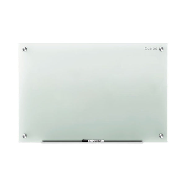 Quartet® Infinity Glass Marker Board, 72 x 48, White Surface (QRTG7248W)