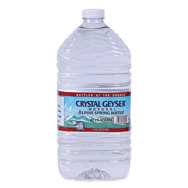 Crystal Geyser® Alpine Spring Water, 1 Gal Bottle, 6/Carton, 48 Cartons/Pallet (CGW12514)