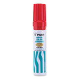 Pilot® Jumbo Refillable Permanent Marker, Broad Chisel Tip, Red (PIL45300)