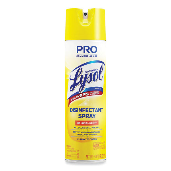 Professional LYSOL® Brand Disinfectant Spray, Original Scent, 19 oz Aerosol Spray (RAC04650EA)