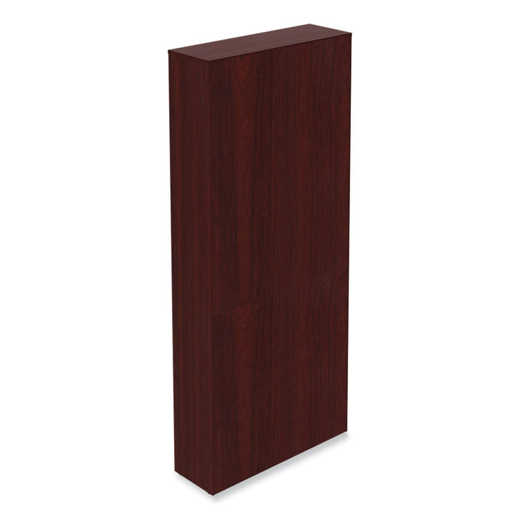 Alera® Alera Valencia Series Square Corner Bookcase, Seven-Shelf, 35.63w x 11.81d x 83.86h, Mahogany (ALEVA78436MY)