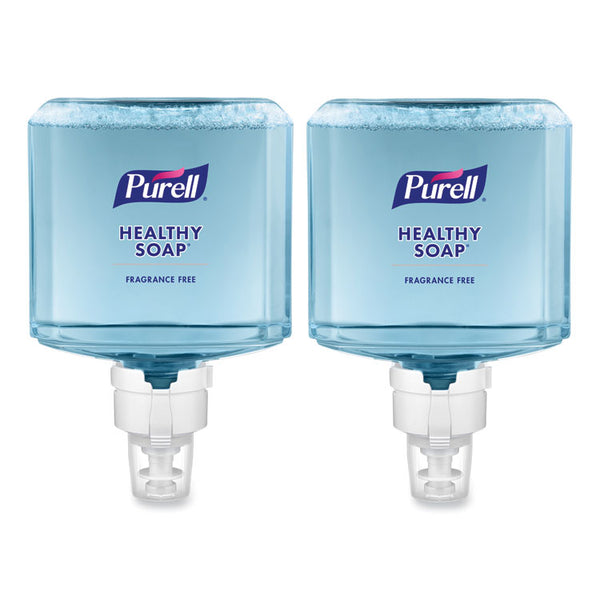 PURELL® HEALTHY SOAP Gentle and Free Foam, For ES8 Dispensers, Fragrance-Free, 1,200 mL, 2/Carton (GOJ777202)