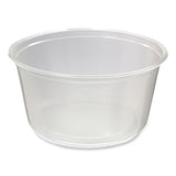 Fabri-Kal® Microwavable Deli Containers, 12 oz, 4.6 Diameter x 2.3 h, Clear, Plastic, 500/Carton (FABPK12SC)