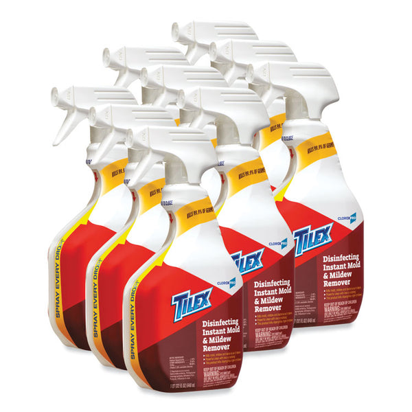 Tilex® Disinfects Instant Mildew Remover, 32 oz Smart Tube Spray, 9/Carton (CLO35600CT)