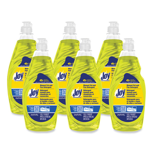 Joy® Dishwashing Liquid, Lemon Scent, 38 oz Bottle, 8/Carton (JOY43606CT)