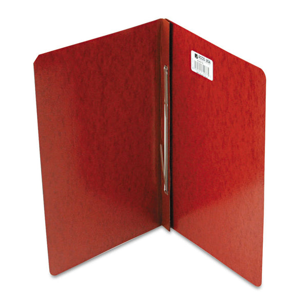 ACCO PRESSTEX Report Cover with Tyvek Reinforced Hinge, Side Bound, Two-Piece Prong Fastener, 3" Capacity, 14 x 8.5, Red/Red (ACC30078)