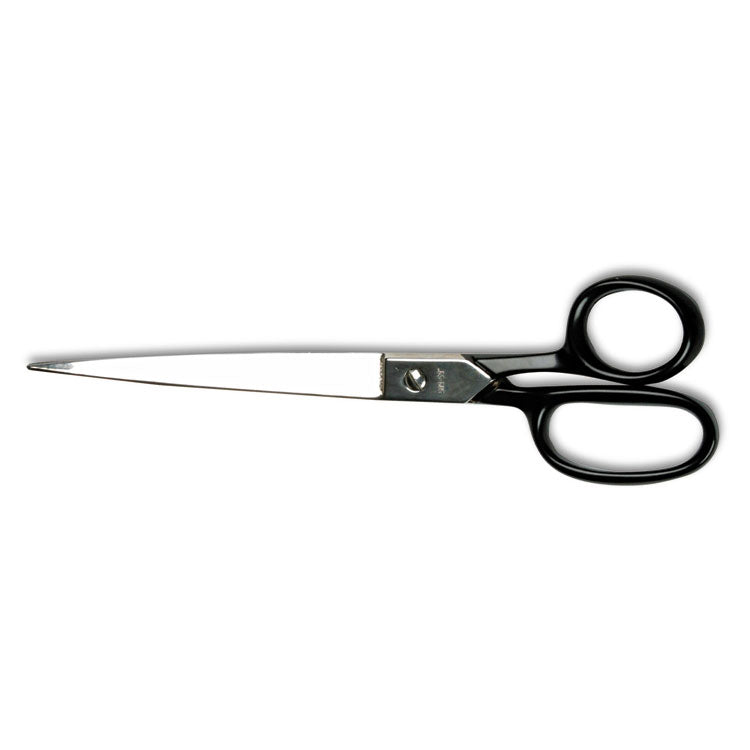 Clauss® Hot Forged Carbon Steel Shears, 9" Long, 4.5" Cut Length, Black Straight Handle (ACM10252) Each