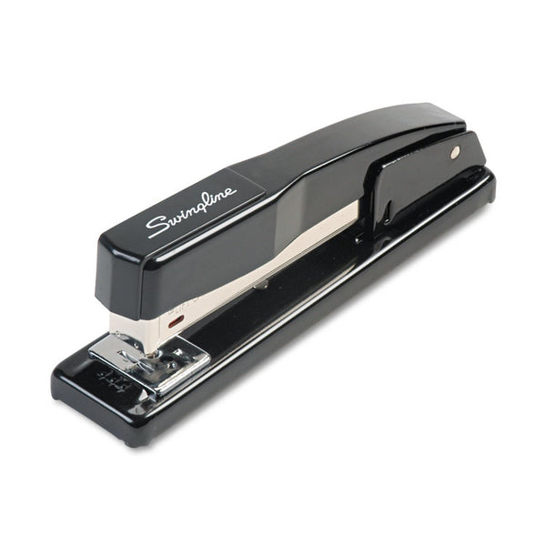 Swingline® Commercial Full Strip Desk Stapler, 20-Sheet Capacity, Black (SWI44401S)