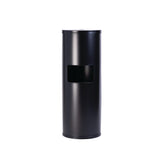 GoodEarth Black Stainless Steel Floor Stand Wipe Dispenser with Built-in Trash Receptacle