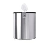 GoodEarth Stainless Steel Round Wall Mount or Countertop Wipe Dispenser
