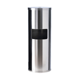 GoodEarth Stainless-Steel Floor Stand Wipe Dispenser with Built-in Trash Receptacle - Gif