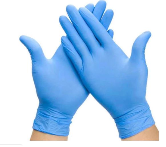 Prime Source® Blue Nitrile Powder-Free Gloves (10 packages per case; 100 gloves per pack)